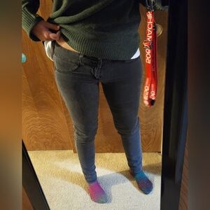 (7/8/9) Lovesick Dark Grey Skinny Jeans